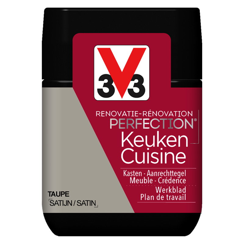 Χρώμα Ανακαίνισης V33 Renovation Perfection Kitchen Taupe Satin 75ml