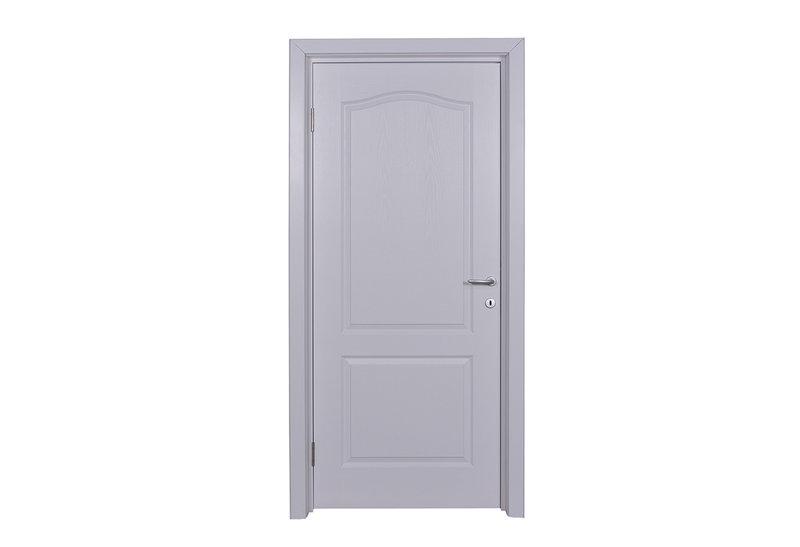 Πόρτα Alba HDF 98x205cm Λευκή Αναστρέψιμη με Κάσα
