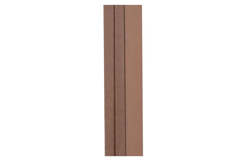 Σετ Ρυθμιζόμενα Περβάζια MDF 12x70mm Άβαφα για Μεγάλες Πόρτες