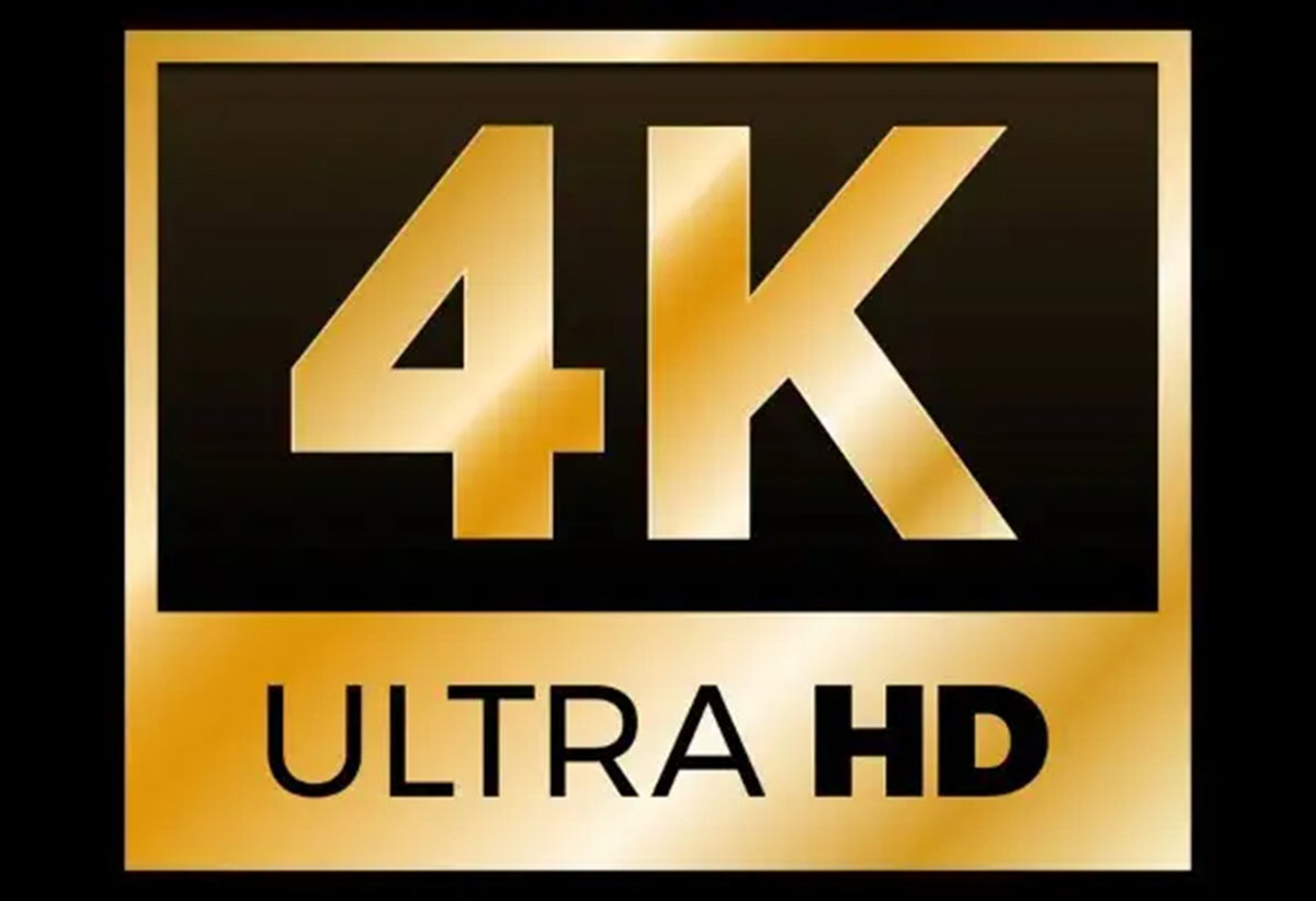 Στην εικόνα δείχνει το σήμα UHD 4K