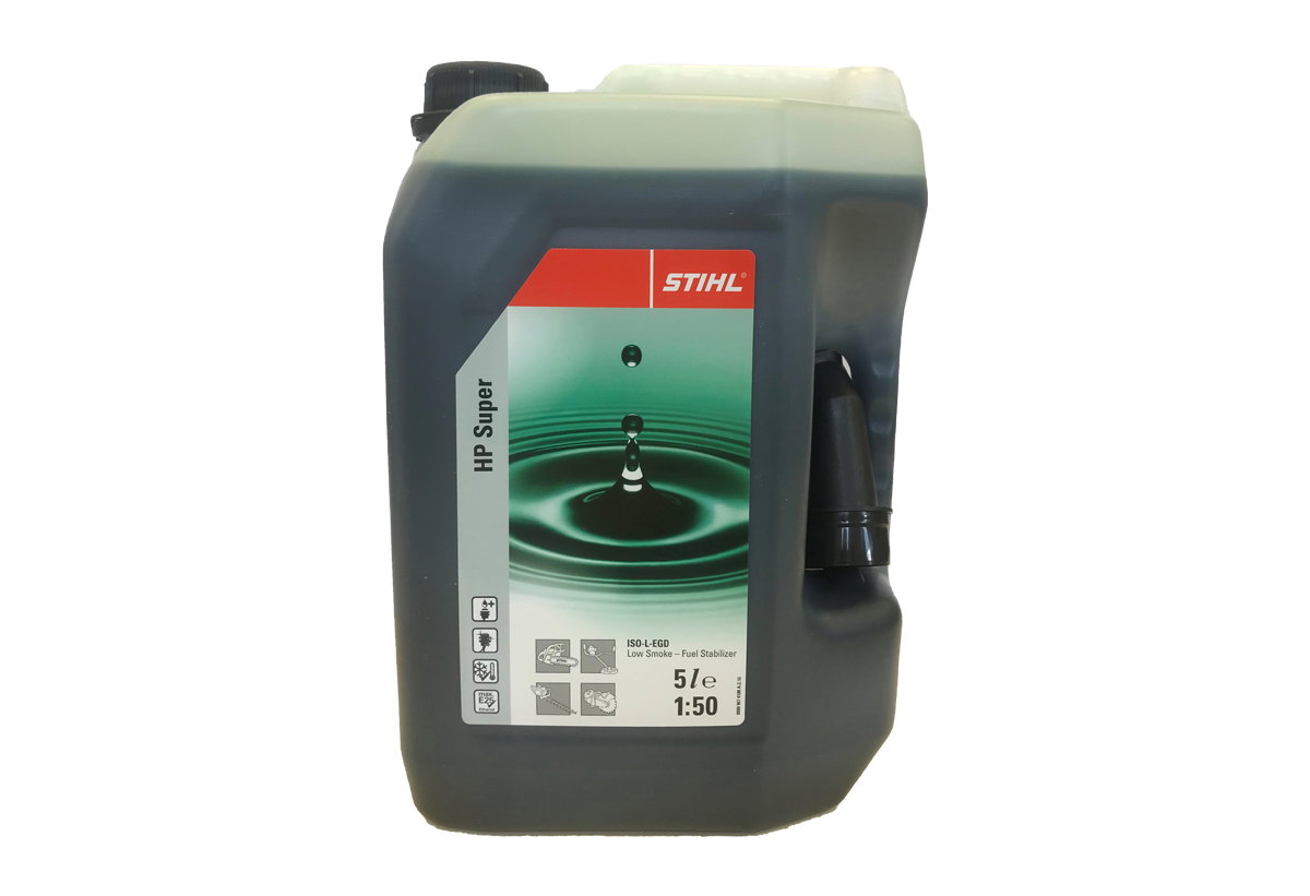 Απεικονίζει Λάδι Κινητήρων HP Super Super Stihl 5L.