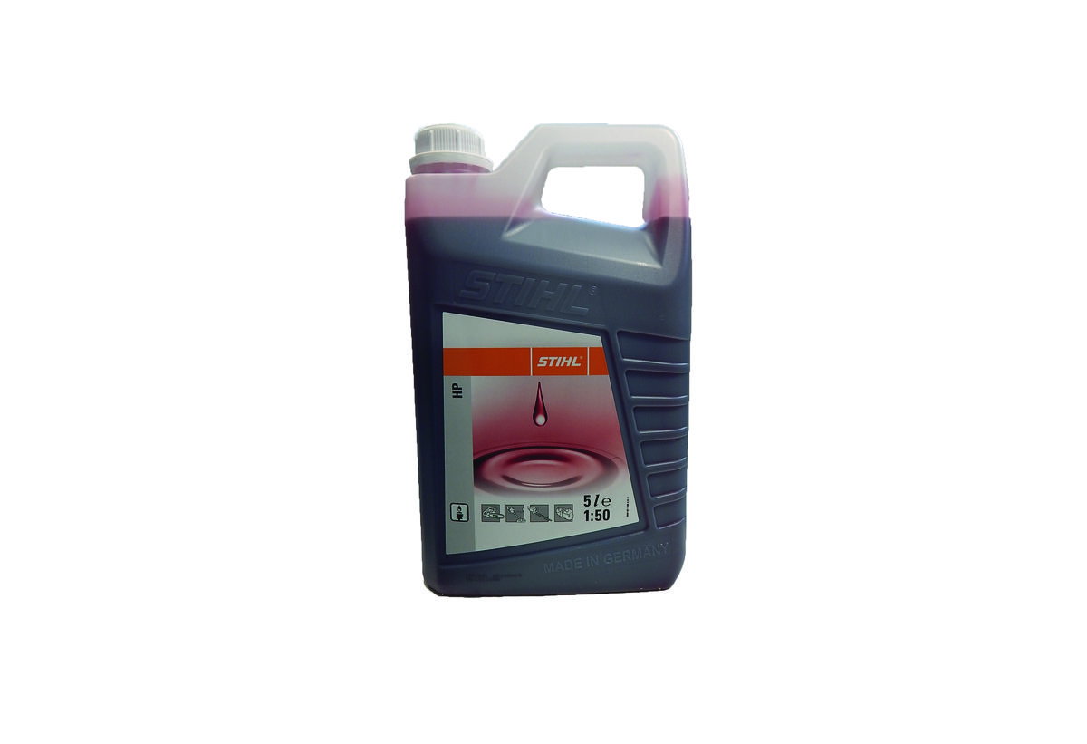 Απεικονίζει Λάδι Κινητήρων HP Stihl 5L.