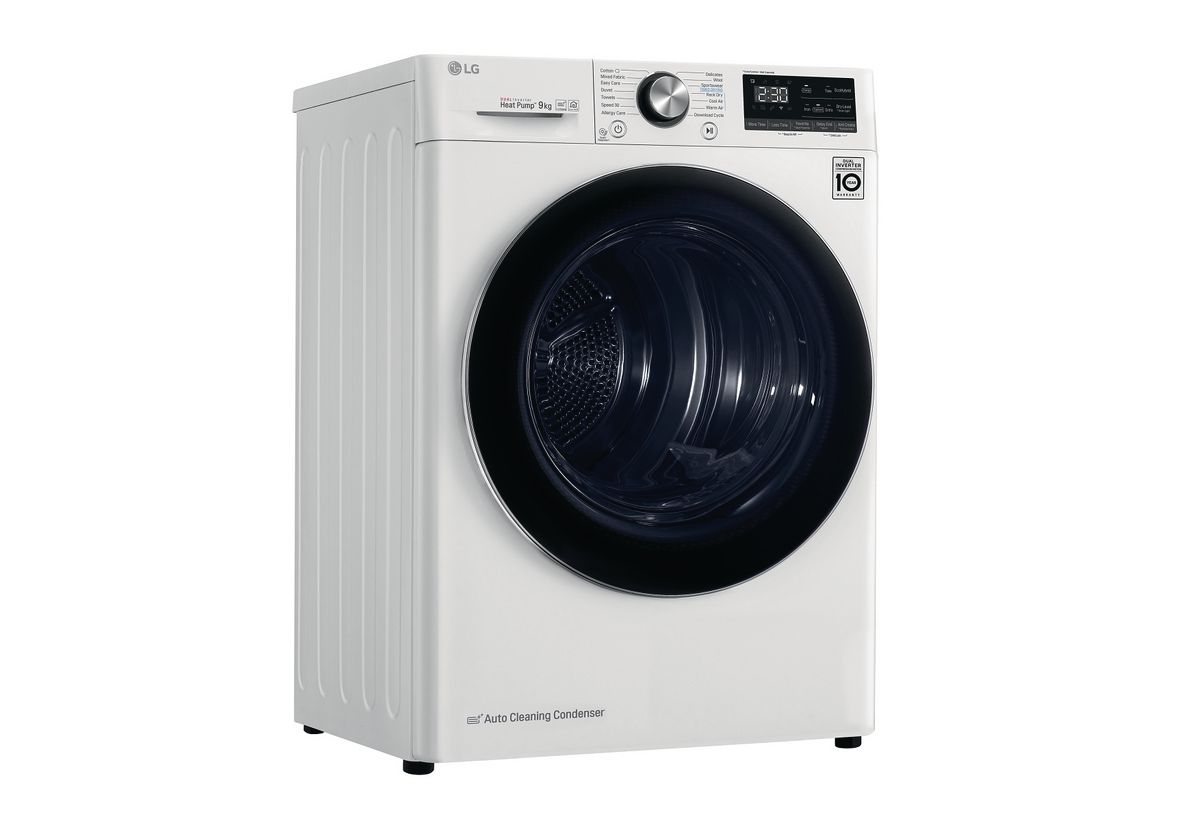 Απεικονίζει Στεγνωτήριο Ρούχων RC90V9AV2W LG.