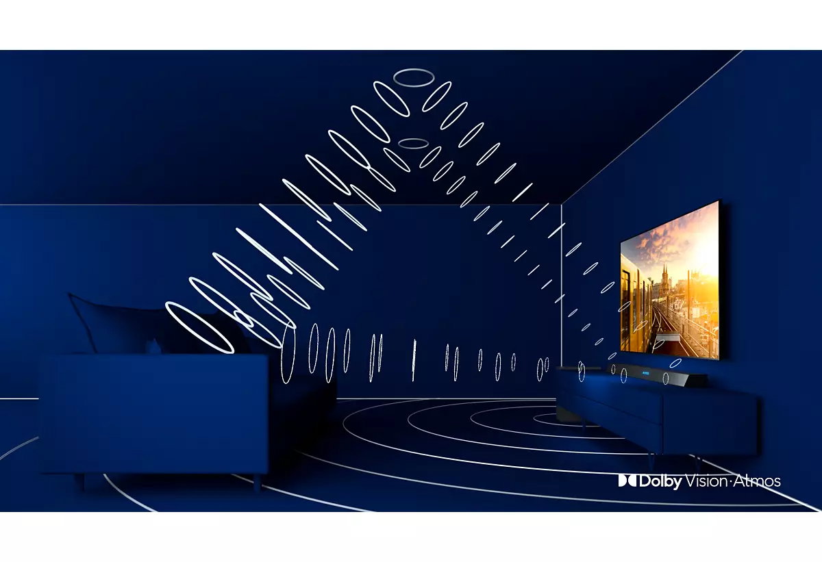 Απεικονίζεται Dolby Vision & Dolby Atmos.