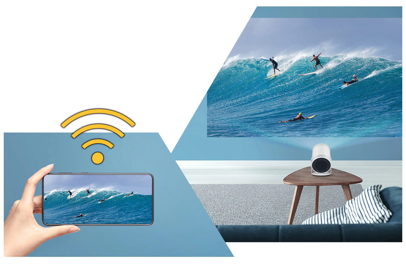 Στην φωτογραφία απεικονίζεται το mobile Mirroring
