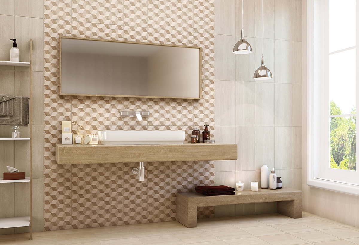 Απεικονίζεται το ντεκόρ τοποθετημένο σε έναν τοίχο.