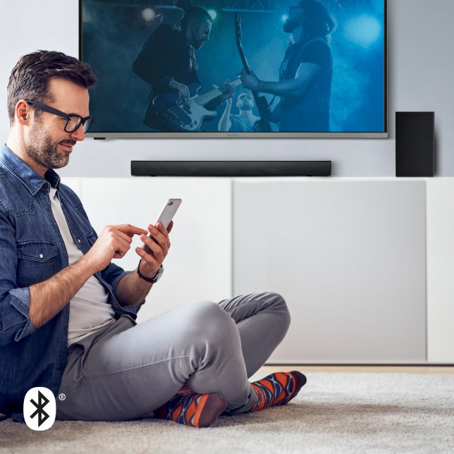 Παρουσιάζει το soundbar