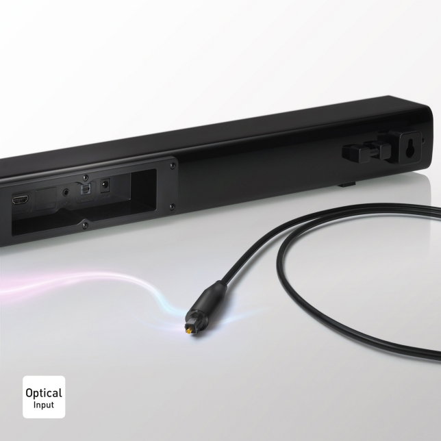 Παρουσιάζει το soundbar