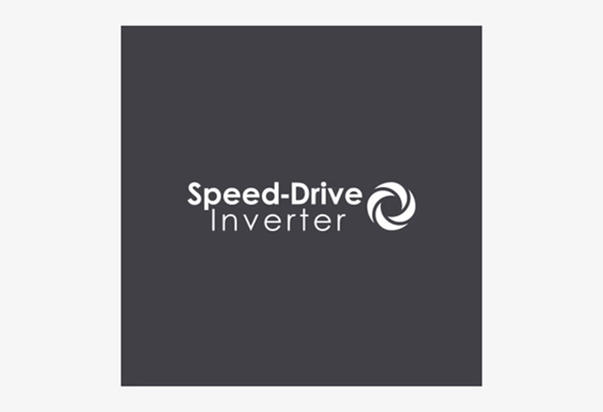 Απεικονίζεται το λογότυπο Speed-Drive Inverter.