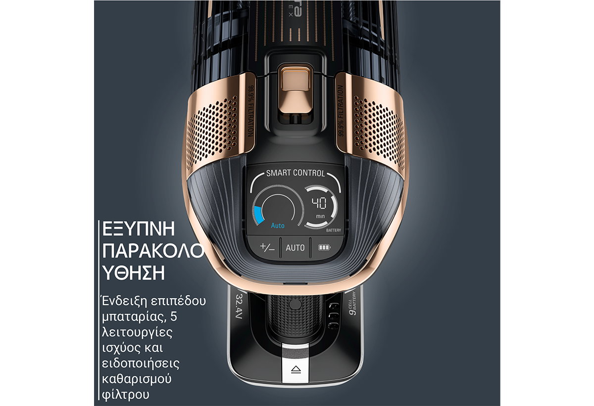 Απεικονίζεται η οθόνη ελέγχου.