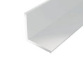 Προφίλ Γωνιακό PVC 10x10x1mm, Μήκος 1m, Λευκό