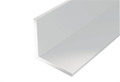 Προφίλ Γωνιακό PVC 15x15x1,2mm, Μήκος 2m, Λευκό