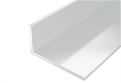 Προφίλ Γωνιακό PVC 20x10x1,5mm, Μήκος 2m, Λευκό