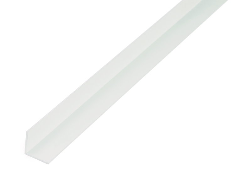 Προφίλ PVC Γωνιακό 25X25X1.8mm, Μήκος 1M, Λευκό