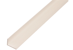 Προφίλ PVC Γωνιακό 40X10X2mm, Μήκος 1M, Λευκό