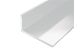 Προφίλ Γωνιακό PVC 40x10x2mm, Μήκος 2m, Λευκό