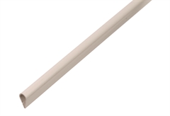 Προστατευτικό Προφίλ PVC 15X0.9mm, Μήκος 1M, Λευκό