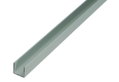 Προφίλ U Αλουμινίου 10X20X1,5mm, Μήκος 2M, Ασημί