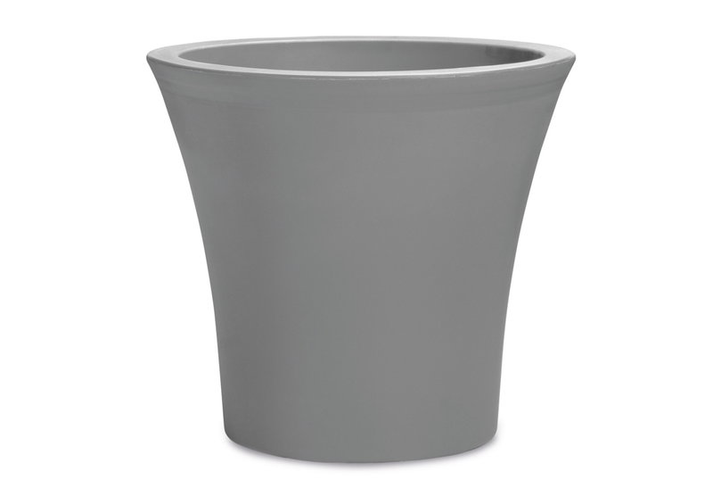 Γλάστρα Plastona City με Ρόδες Φ40x38cm Urban Γκρι