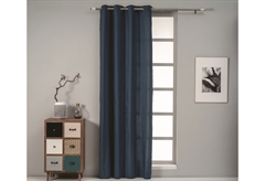 Κουρτίνα Easy Home Dione Paname 260x140cm Μπλε με Τρουκς