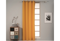 Κουρτίνα Easy Home Dione Paname 260x140cm Σκούρο Κίτρινο με Τρουκς