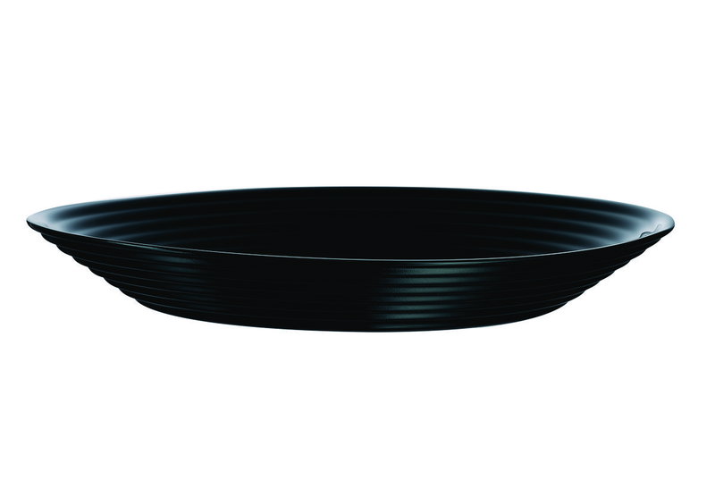 Πιατo Βαθύ Harena Μαύρο Φ.23cm