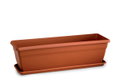 Ζαρντινιέρα Plastona Festone Μ100xΠ19xΥ16cm Κεραμιδί