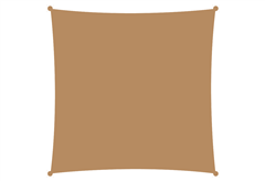 Πανί Σκίασης Τετράγωνο 3.6X3.6m Άμμος