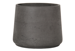 Γλάστρα Nevada Fiber Cement Φ.15,5cm Μαύρη