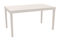 Τραπέζι Sumatra Πλαστικό Λευκό Μ138ΧΠ78ΧΥ72cm