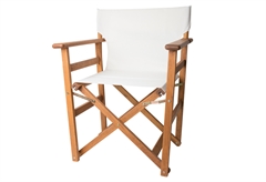 Πολυθρόνα Σκηνοθέτη Red Shorea Πανί Πολυέστερ 62x55x83cm Εκρού