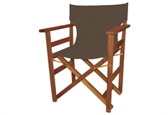 Πολυθρόνα Σκηνοθέτη Red Shorea Πανί Πολυέστερ 62x55x83cm Γκρι