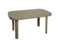 Τραπέζι Κήπου Miltoplast Μ142xΠ84xΥ70cm Taupe