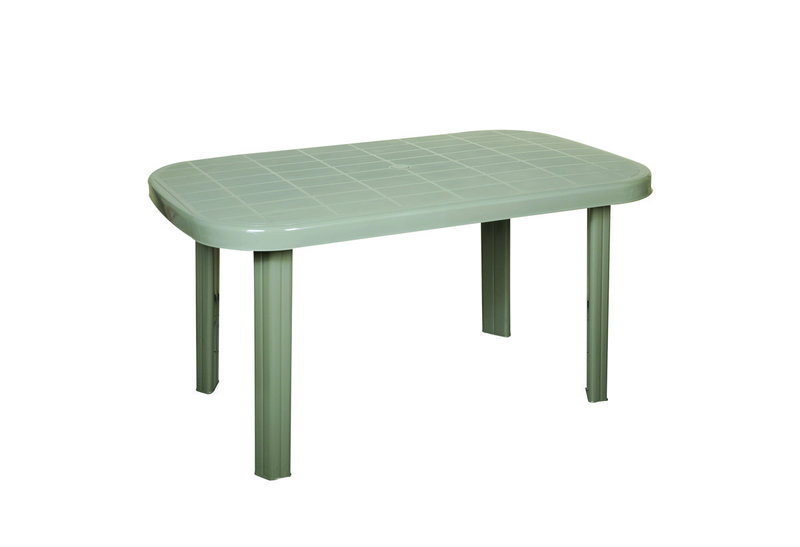 Τραπέζι Κήπου Miltoplast Μ142xΠ84xΥ70cm Γκρι