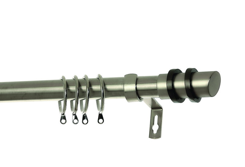 Κουρτινόβεργα Central Home Tornado Επεκτεινόμενη Φ25/28mm 140/240cm Χρωμέ