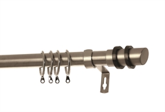 Κουρτινόβεργα Central Home Tornado Επεκτεινόμενη Φ25/28mm 220/400cm Χρωμέ