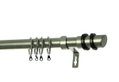 Κουρτινόβεργα Central Home Tornado Επεκτεινόμενη Φ25/28mm 220/400cm Χρωμέ