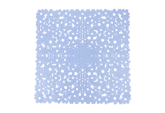 Αντιολισθητικό Πατάκι Ντουσιέρας Octopus Fiore 54x54cm Σιέλ