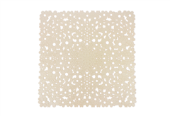 Αντιολισθητικό Πατάκι Ντουσιέρας Octopus Fiore 54x54cm Μπεζ