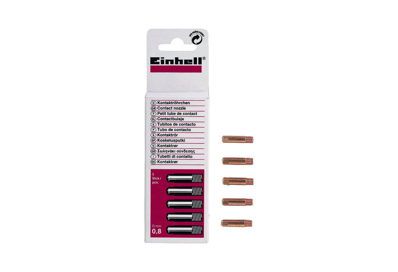 Σωληνάκια Επαφής Einhell 0.6mm 5 Τεμάχια για Ηλεκτροσυγκολλήσεις Argon