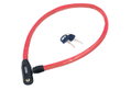 Κλειδαριά με Κλειδί Oxford Hoop Lock 4mmx60cm Κόκκινη