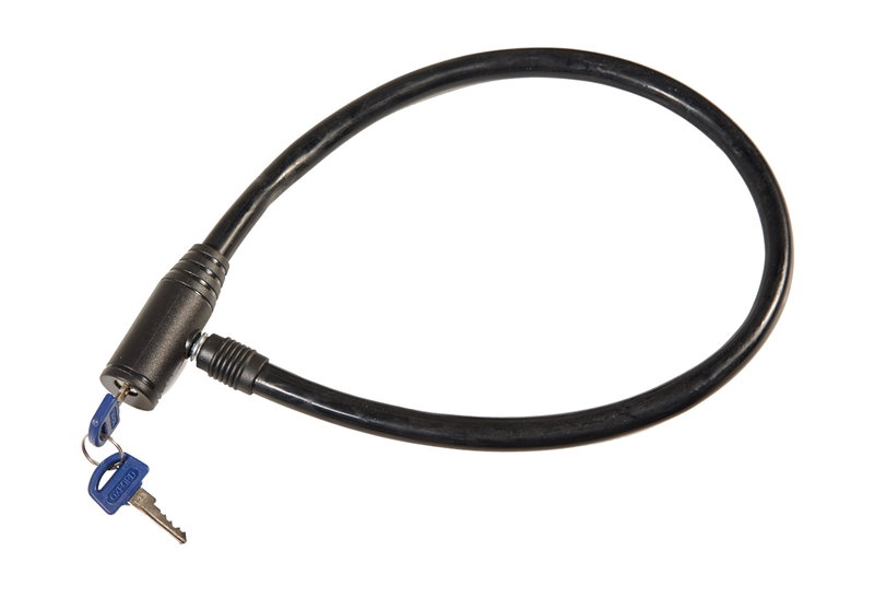 Κλειδαριά Ποδηλάτου με Κλειδί Oxford Hoop Lock 4mmx60cm Μαύρη
