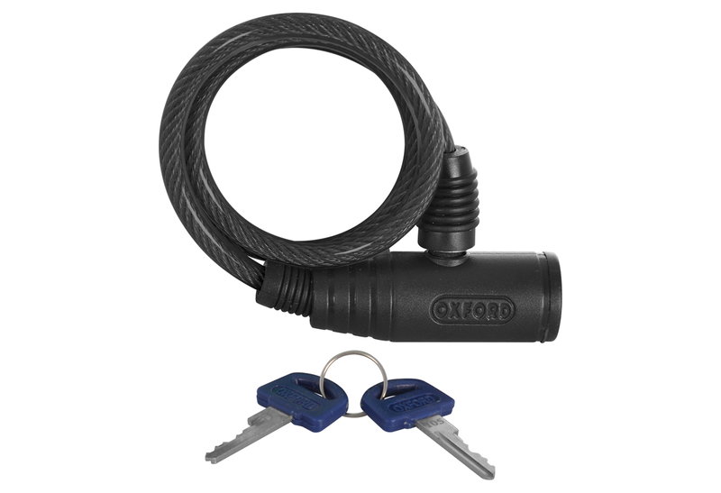 Oxford Κλειδαριά Ποδηλάτου Cable Lock Ανθρακί/Μαύρο
