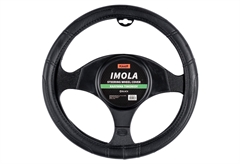 Κάλυμμα Τιμονιού Kaver Imola Μαύρο Φ38cm 60% Rubber/40% PVC