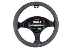 Κάλυμμα Τιμονιού Kaver Imola Γκρι Φ38cm 60% Rubber/40% PVC