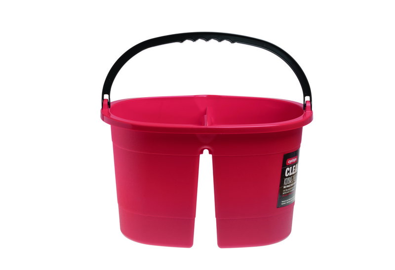 Κουβάς Clean 16L 2 Θέσεων με Ρόδες
