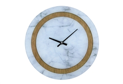 Ρολόι Τοίχου Marble White Φ.34cm