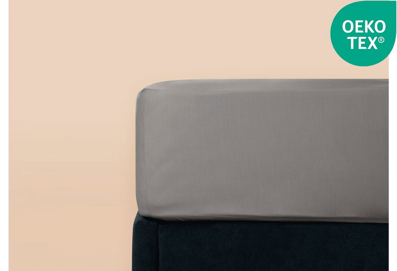 Σεντόνι Μονό Easy Home Prestige Γκρι με Λάστιχο Μ200xΠ100xΥ30cm