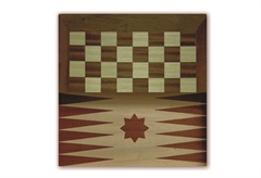 Τάβλι-σκάκι Μεγάλο Μαόνι Καπλαμάς