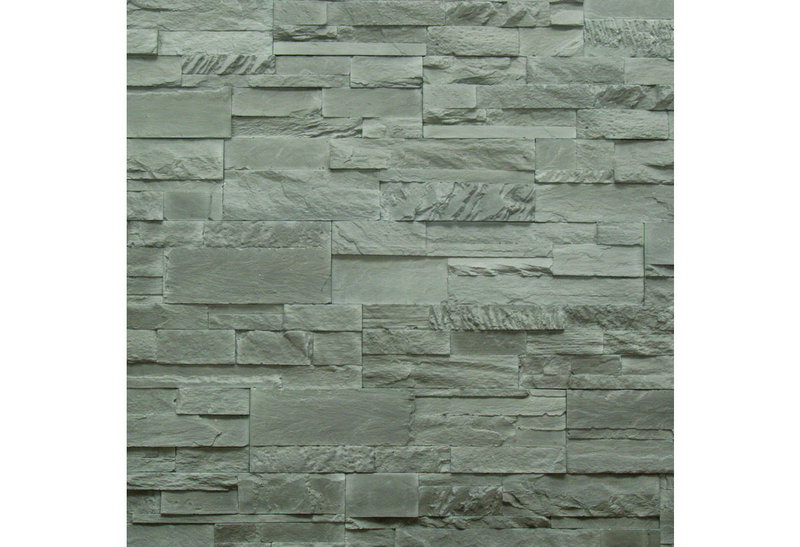 Επένδυση Τοίxου Γύψος Vista Stone 37x10cm Γκρι